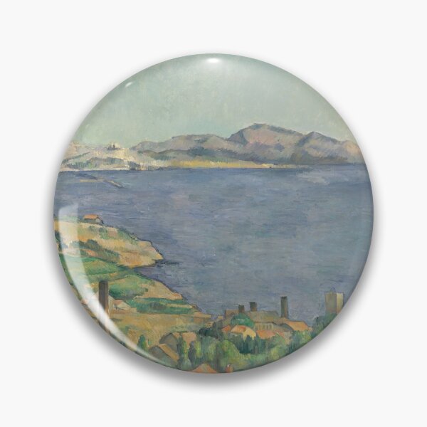 Item preview, The Gulf of Marseilles Seen From Lestaque by Paul Cézanne: Coastal Landscape Poster designed and sold by artofuniverse.