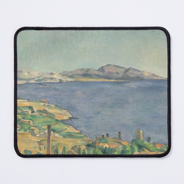 Item preview, The Gulf of Marseilles Seen From Lestaque by Paul Cézanne: Coastal Landscape Poster designed and sold by artofuniverse.