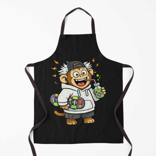 Item preview, Mad Scientist Monkey – Funny Halloween Potion Monkey Mascot designed and sold by ColorSplash123.