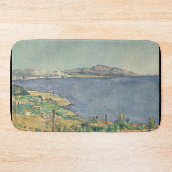 Item preview, The Gulf of Marseilles Seen From Lestaque by Paul Cézanne: Coastal Landscape Poster designed and sold by artofuniverse.