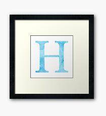 Sky Watercolor Η Framed Print