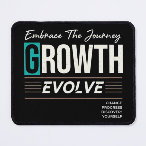 Item preview, Embrace Growth – Motivational Typography for Personal Evolution designed and sold by Dogandesighn.