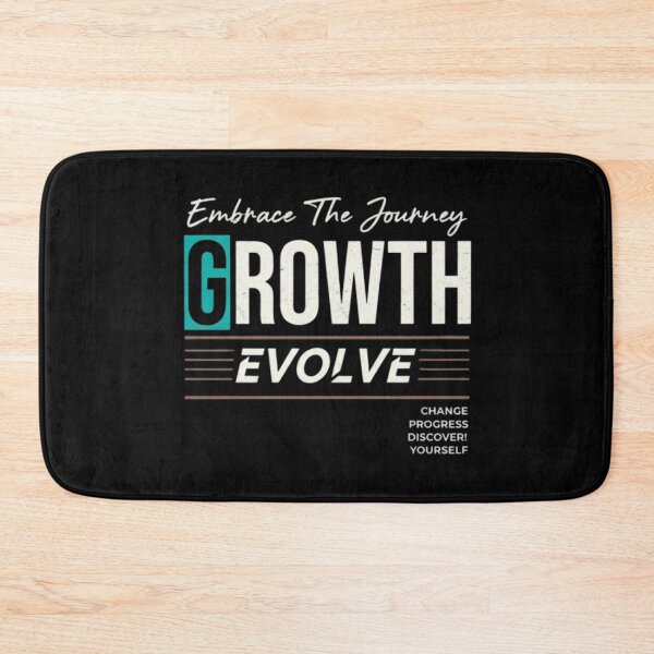 Item preview, Embrace Growth – Motivational Typography for Personal Evolution designed and sold by Dogandesighn.