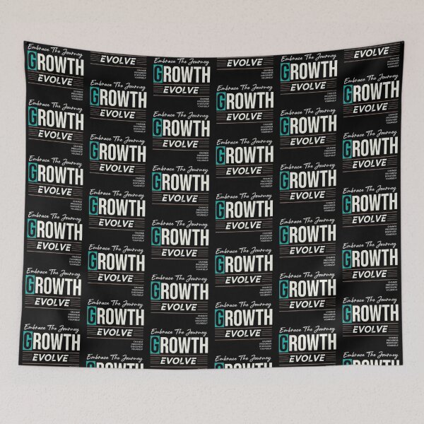 Item preview, Embrace Growth – Motivational Typography for Personal Evolution designed and sold by Dogandesighn.