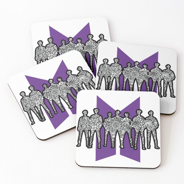 Item preview, Army love bts zentangle sticker designed and sold by DesignPMG.