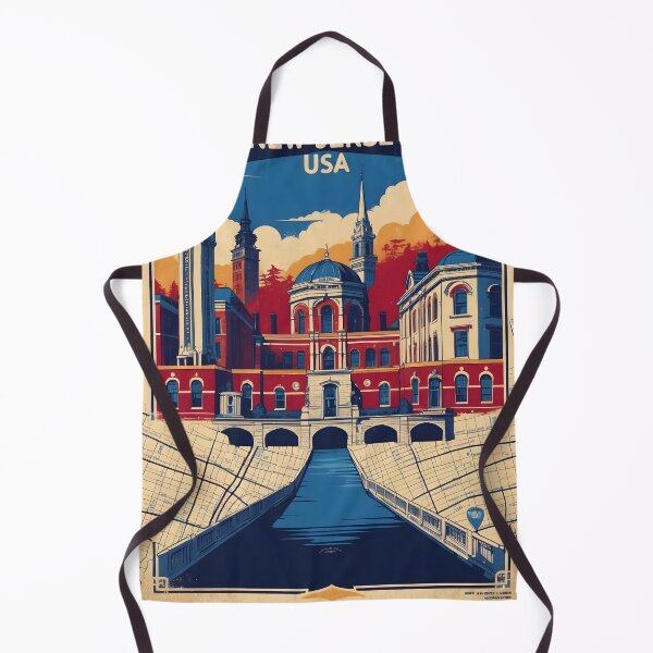Item preview, Edison Jersey 1950s USA Vintage Travel Tourism designed and sold by TravelersGems.