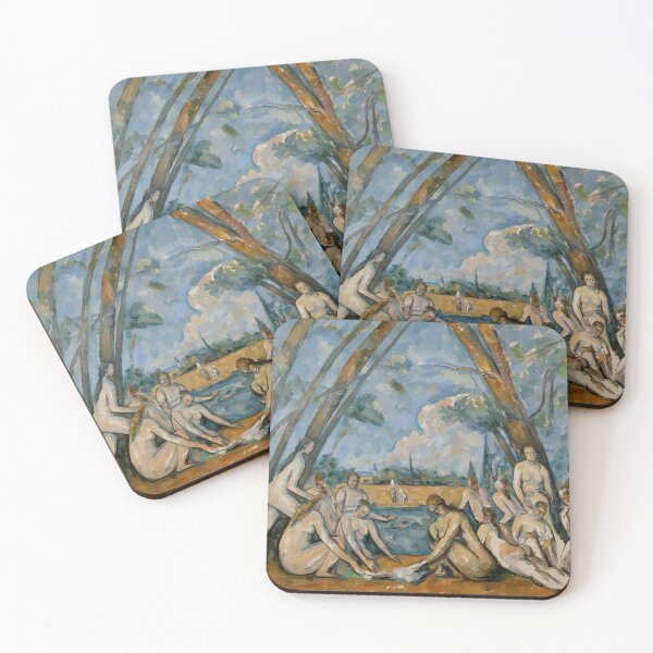 Item preview, The Large Bathers by Paul Cézanne: Post Impressionist fine art poster designed and sold by artofuniverse.