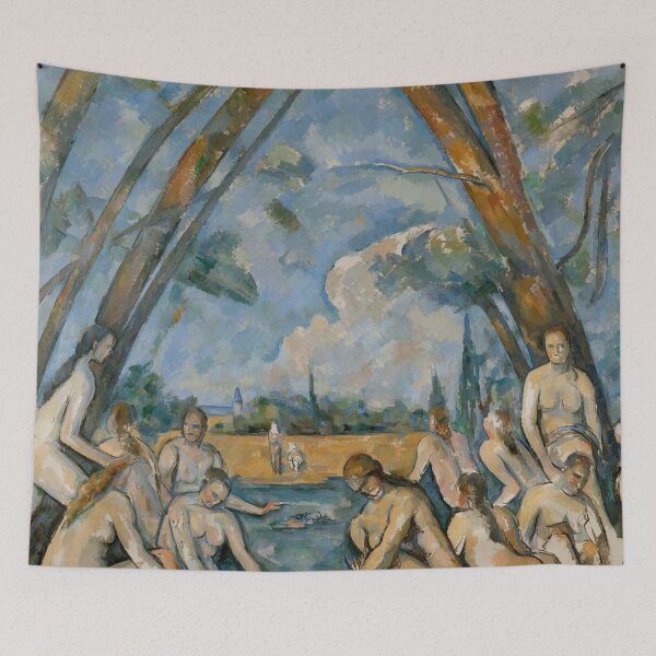 Item preview, The Large Bathers by Paul Cézanne: Post Impressionist fine art poster designed and sold by artofuniverse.