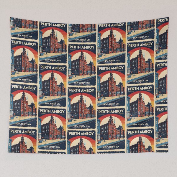 Item preview, Perth Amboy Jersey 1950s USA Vintage Travel Tourism designed and sold by TravelersGems.