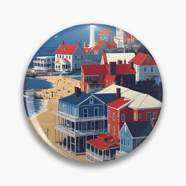 Item preview, Egg Harbor Jersey 1950s USA Vintage Travel Tourism designed and sold by TravelersGems.