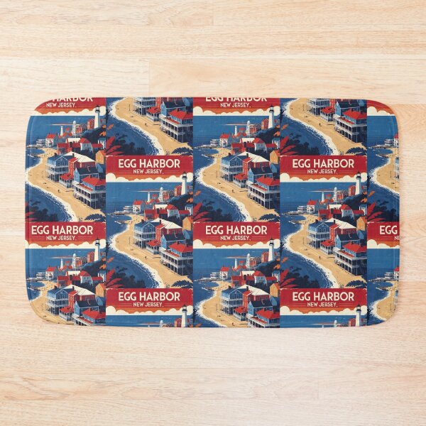 Item preview, Egg Harbor Jersey 1950s USA Vintage Travel Tourism designed and sold by TravelersGems.