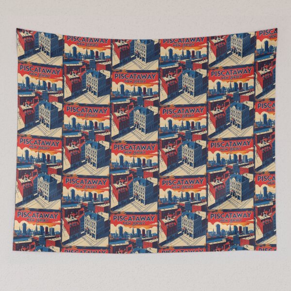 Item preview, Piscataway Jersey 1950s USA Vintage Travel Tourism designed and sold by TravelersGems.