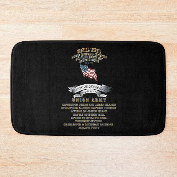 Item preview, Civil War - 26th United States Colored Infantry Regiment with USCT Bureau Banner - USA X 300 designed and sold by Military Insignia Products.