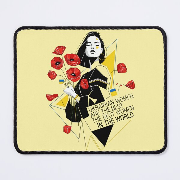 Item preview, Ukrainian Women Are The Best - Modern Poppy Art designed and sold by Valeriia_Isaieva.