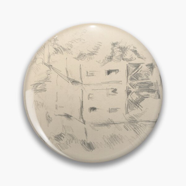 Item preview, The Mill by Paul Cézanne: Architectural Sketch Fine Art Poster designed and sold by artofuniverse.