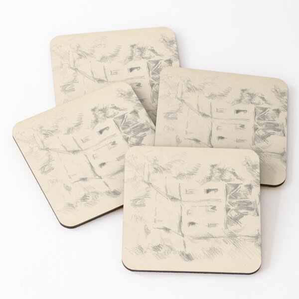 Item preview, The Mill by Paul Cézanne: Architectural Sketch Fine Art Poster designed and sold by artofuniverse.
