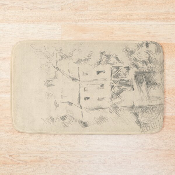 Item preview, The Mill by Paul Cézanne: Architectural Sketch Fine Art Poster designed and sold by artofuniverse.
