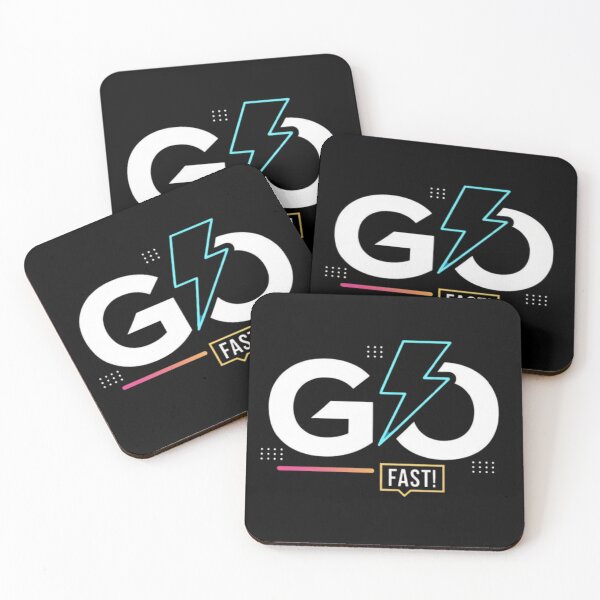 Item preview, Go Fast – Bold Lightning Speed Graphic Design designed and sold by Dogandesighn.