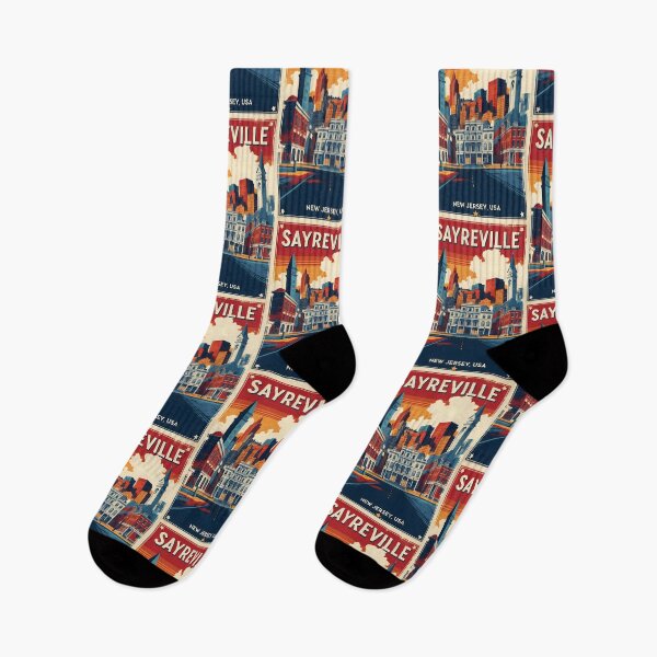 Item preview, Sayreville New Jersey 1950s USA Vintage Travel Tourism designed and sold by TravelersGems.