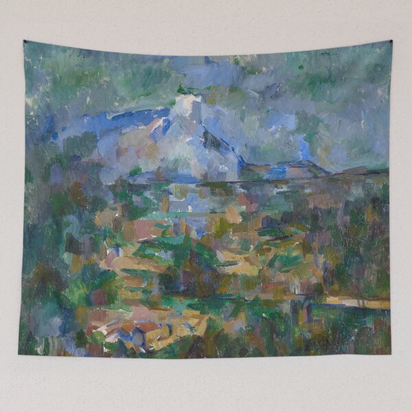 Item preview, The Mont Sainte Victoire Seen From Les Lauves by Paul Cézanne: Post Impressionist Print designed and sold by artofuniverse.