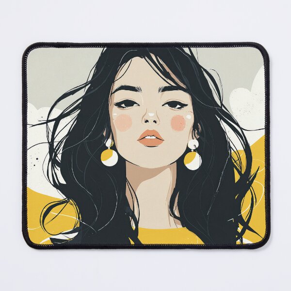 Item preview, The Pastel Stripe Portrait designed and sold by Retro Type.