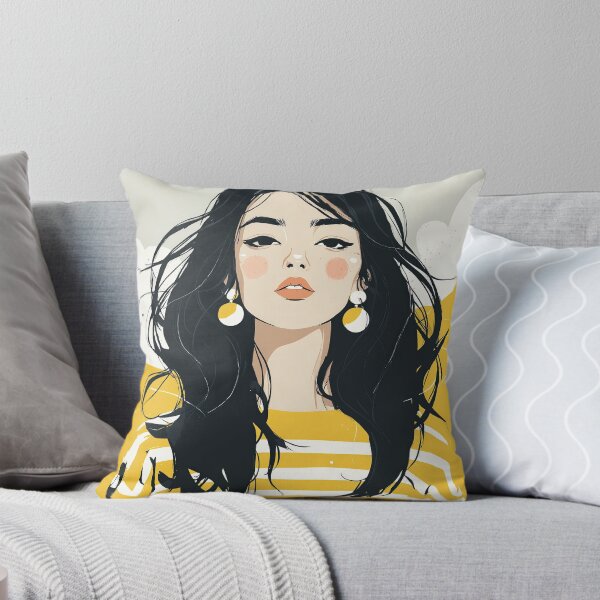 Item preview, The Pastel Stripe Portrait designed and sold by Retro Type.