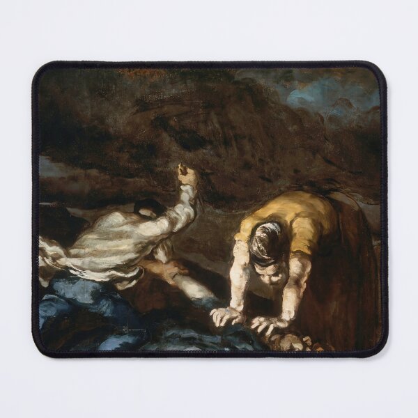 Item preview, The Murder by Paul Cézanne: Dramatic Post Impressionist Fine Art Poster designed and sold by artofuniverse.