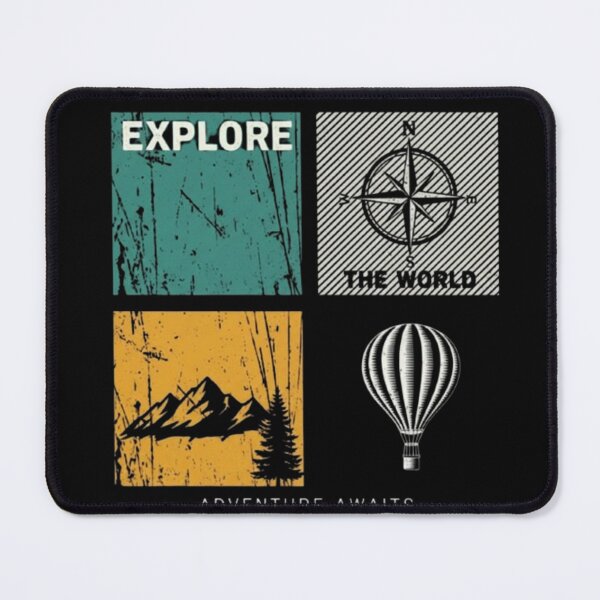 Item preview, Adventure Awaits – Explore the World Travel Design designed and sold by Dogandesighn.