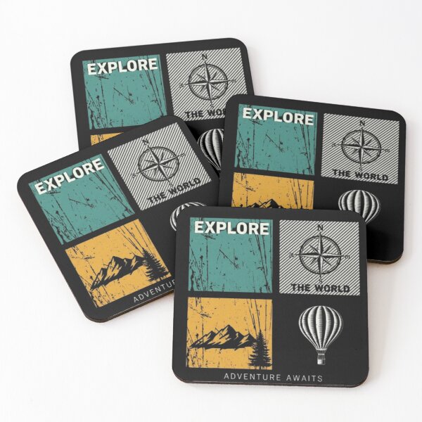 Item preview, Adventure Awaits – Explore the World Travel Design designed and sold by Dogandesighn.