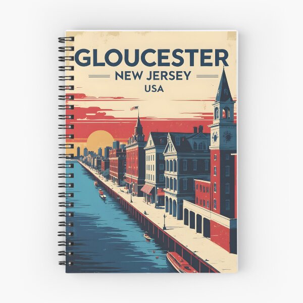 Item preview, Gloucester New Jersey 1950s USA Vintage Travel Tourism designed and sold by TravelersGems.