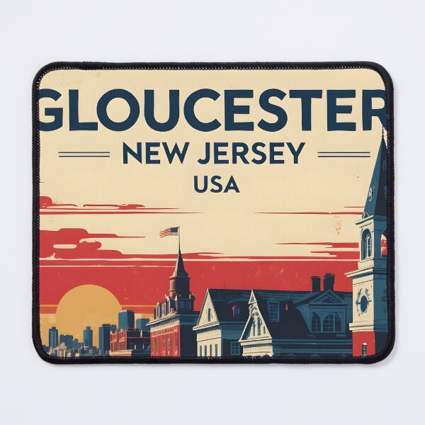 Item preview, Gloucester New Jersey 1950s USA Vintage Travel Tourism designed and sold by TravelersGems.