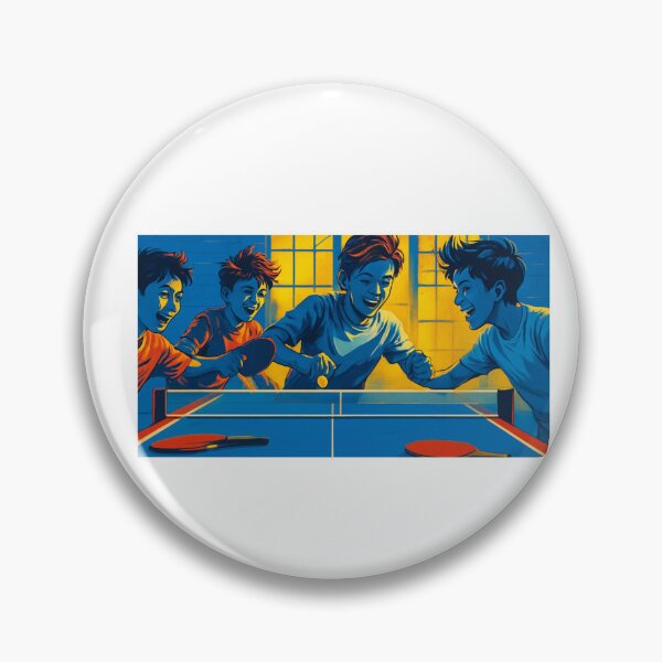 Item preview, Pop Art Vibtant Table Tennis Fun Sport T-Shirt  designed and sold by OhMyPingCo.