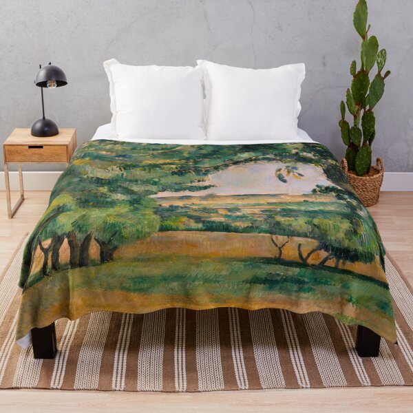 Item preview, The Neighborhood of Jas De Bouffan by Paul Cézanne: Tranquil Landscape Poster designed and sold by artofuniverse.
