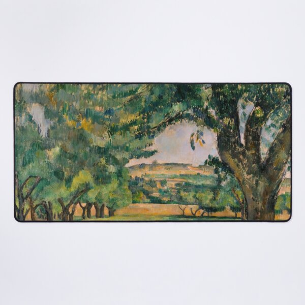 Item preview, The Neighborhood of Jas De Bouffan by Paul Cézanne: Tranquil Landscape Poster designed and sold by artofuniverse.