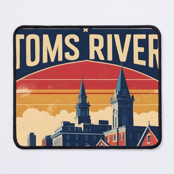 Item preview, Toms River New Jersey 1950s USA Vintage Travel Tourism designed and sold by TravelersGems.