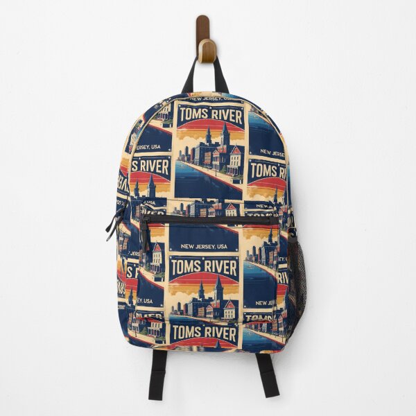 Item preview, Toms River New Jersey 1950s USA Vintage Travel Tourism designed and sold by TravelersGems.
