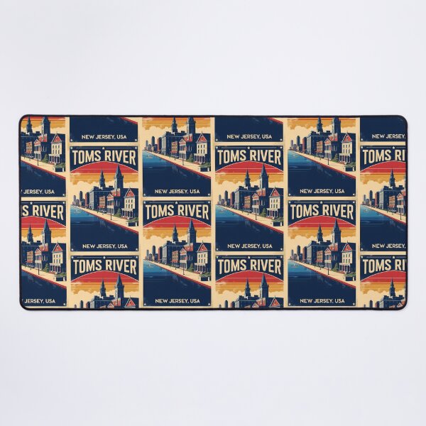 Item preview, Toms River New Jersey 1950s USA Vintage Travel Tourism designed and sold by TravelersGems.