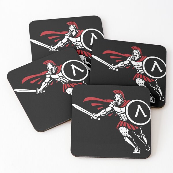 Item preview, Spartan Attack Sword Shield Mascot Spartan designed and sold by PixelStudioBe.