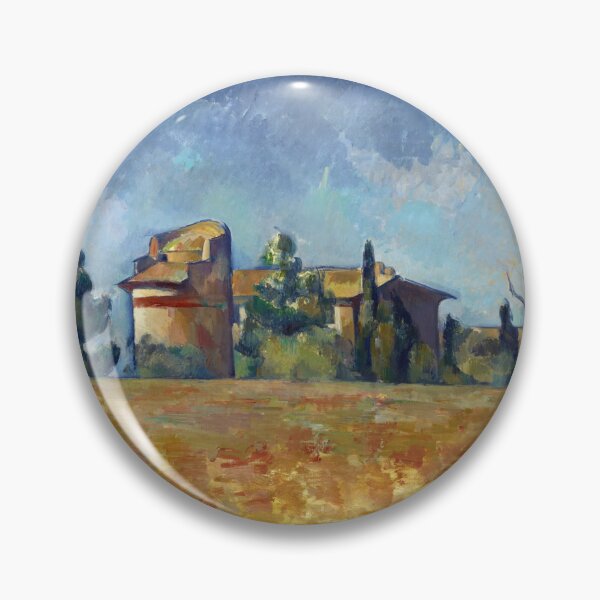 Item preview, The Pigeon House of Bellevue by Paul Cézanne: Post Impressionist Landscape Poster designed and sold by artofuniverse.