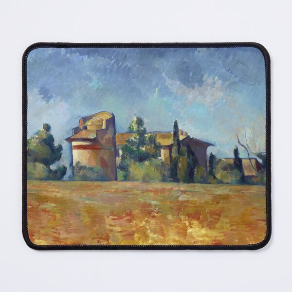 Item preview, The Pigeon House of Bellevue by Paul Cézanne: Post Impressionist Landscape Poster designed and sold by artofuniverse.