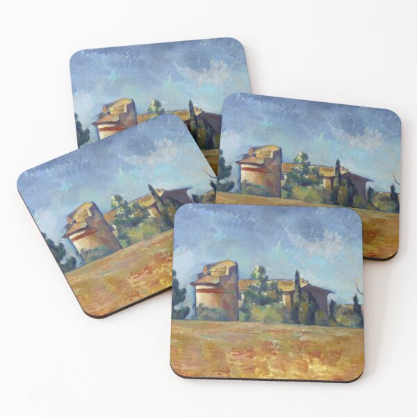 Item preview, The Pigeon House of Bellevue by Paul Cézanne: Post Impressionist Landscape Poster designed and sold by artofuniverse.