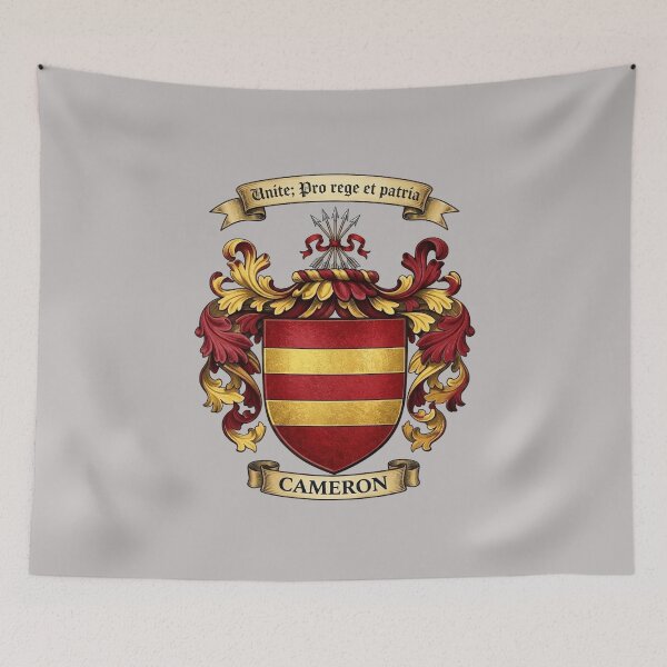 Item preview, The Cameron Family Coat of Arms designed and sold by BagTown Clans.