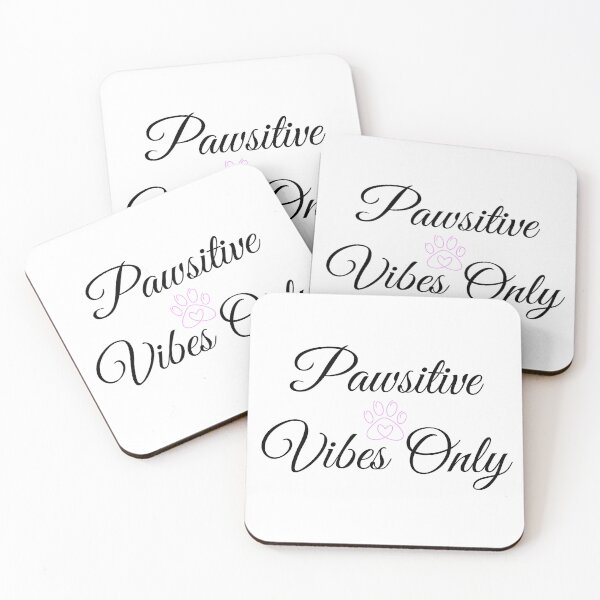 Item preview, Pawsitive Vibes Only Neon Pink Paw Minimalist T-Shirt Pet Lover Gift designed and sold by Refinedpaws.