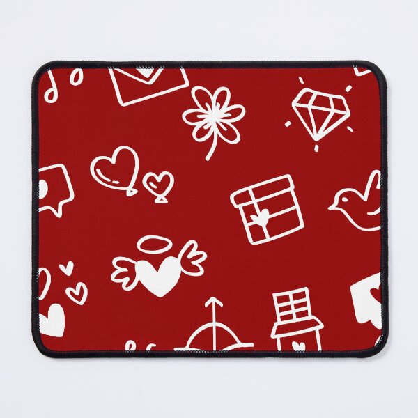 Item preview, Cute Love Icons Seamless Pattern designed and sold by Print culturee.