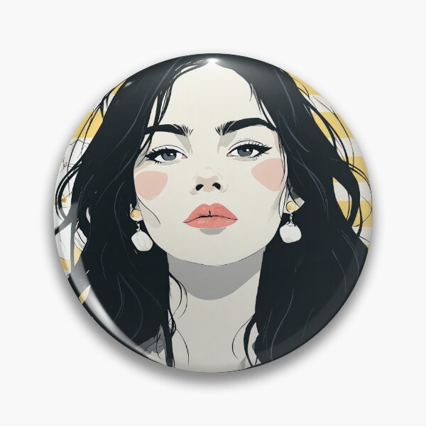 Item preview, Minimalist Maiden in Yellow designed and sold by Retro Type.