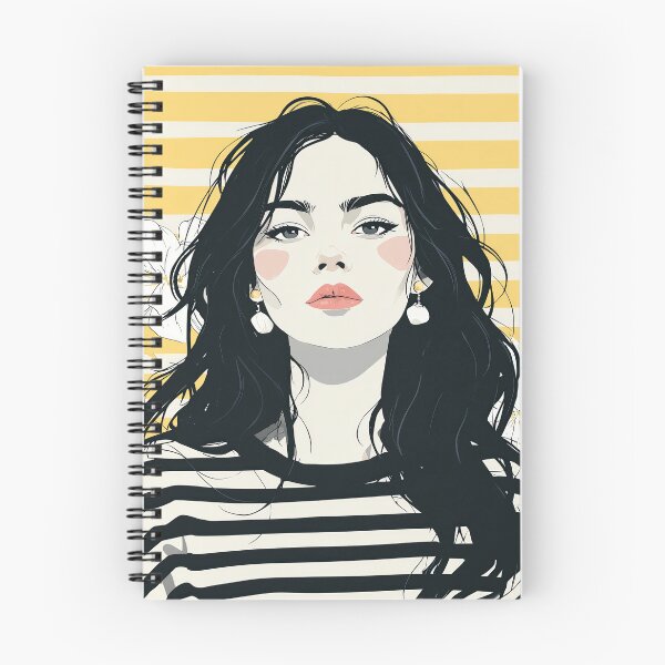 Item preview, Minimalist Maiden in Yellow designed and sold by Retro Type.