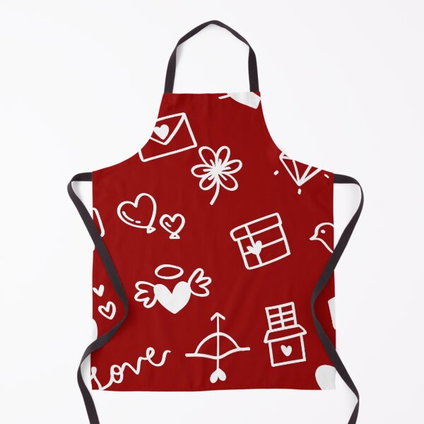 Item preview, Cute Love Icons Seamless Pattern designed and sold by Print culturee.