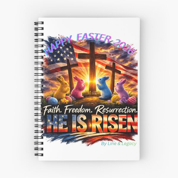 Item preview, Faith Freedom Resurrection – He Is Risen Easter 2026 Christian Patriotic Shirt designed and sold by lineandlegacy.