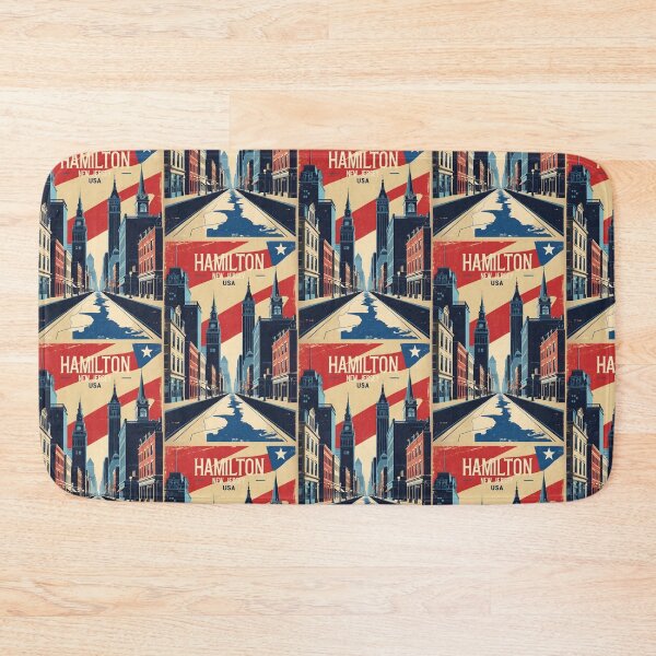 Item preview, Hamilton New Jersey 1950s USA Vintage Travel Tourism designed and sold by TravelersGems.