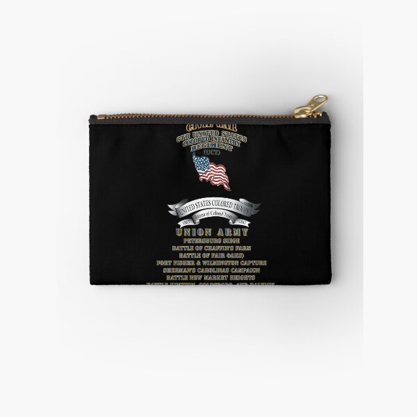 Item preview, Civil War - 6th United States Colored Infantry Regiment with USCT Bureau Banner - USA X 300 designed and sold by Military Insignia Products.